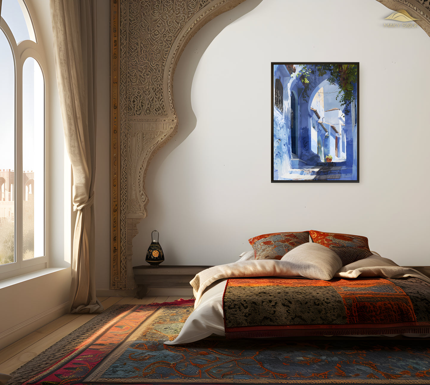 Poster | Gang durch Chefchaouen