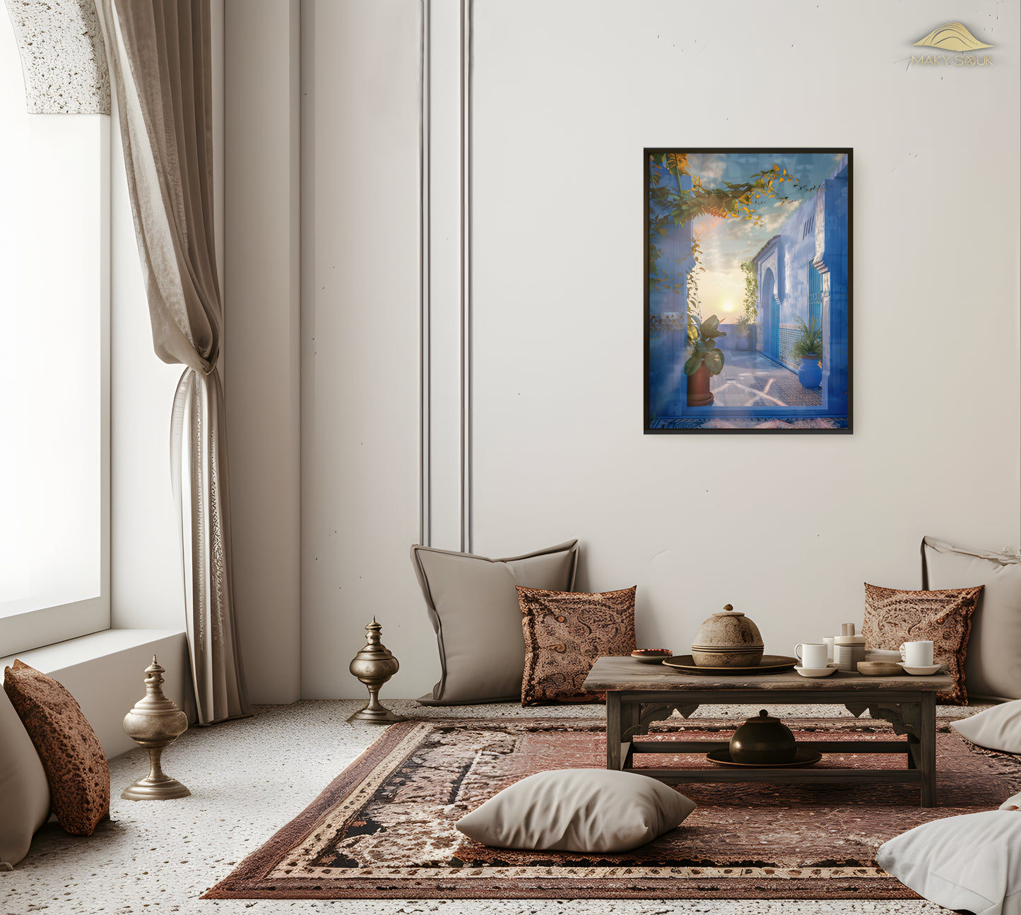 Poster | Morgenzauber über den Dächern Marokkos