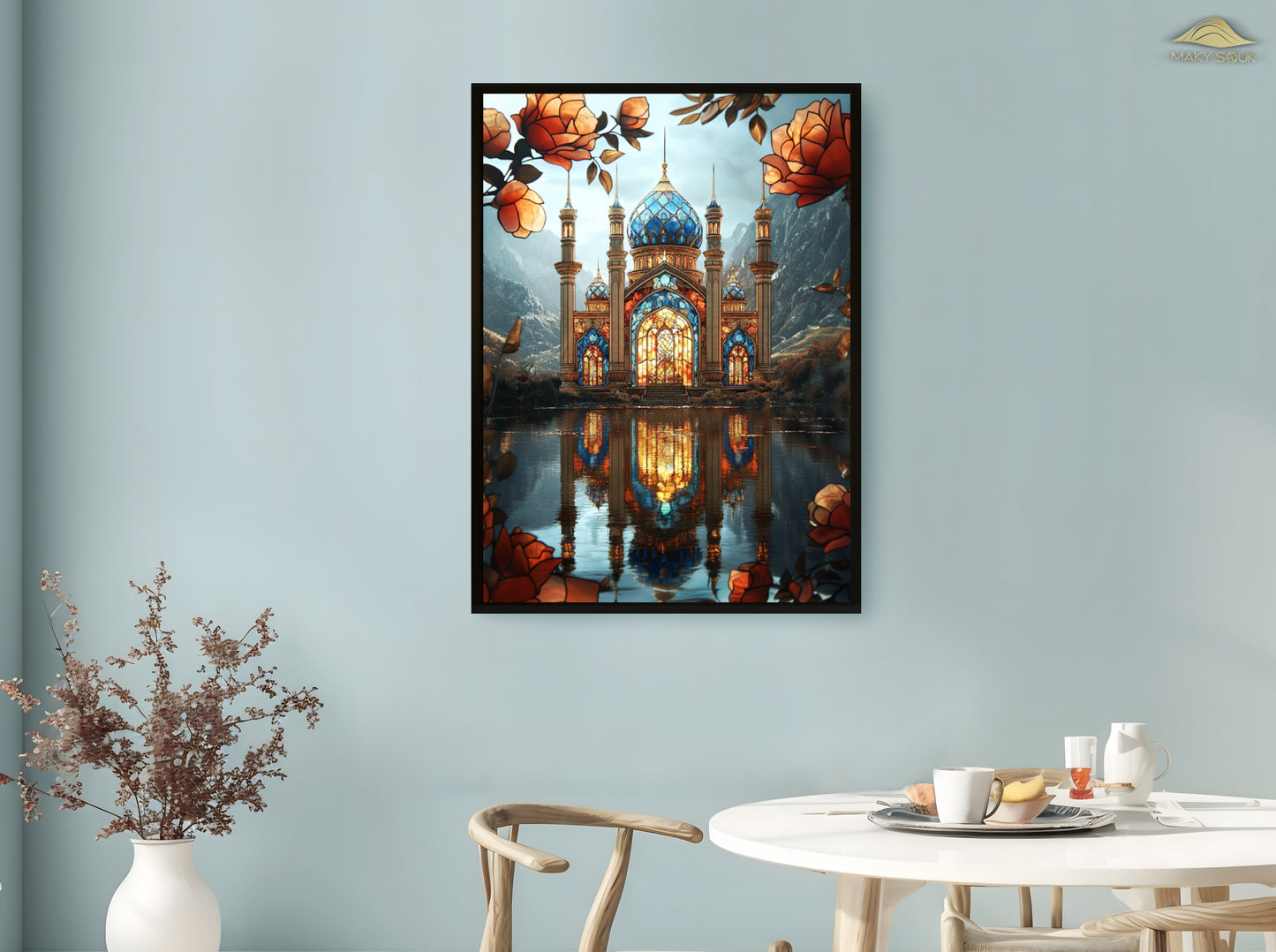 Poster | Moschee im Rosengarten