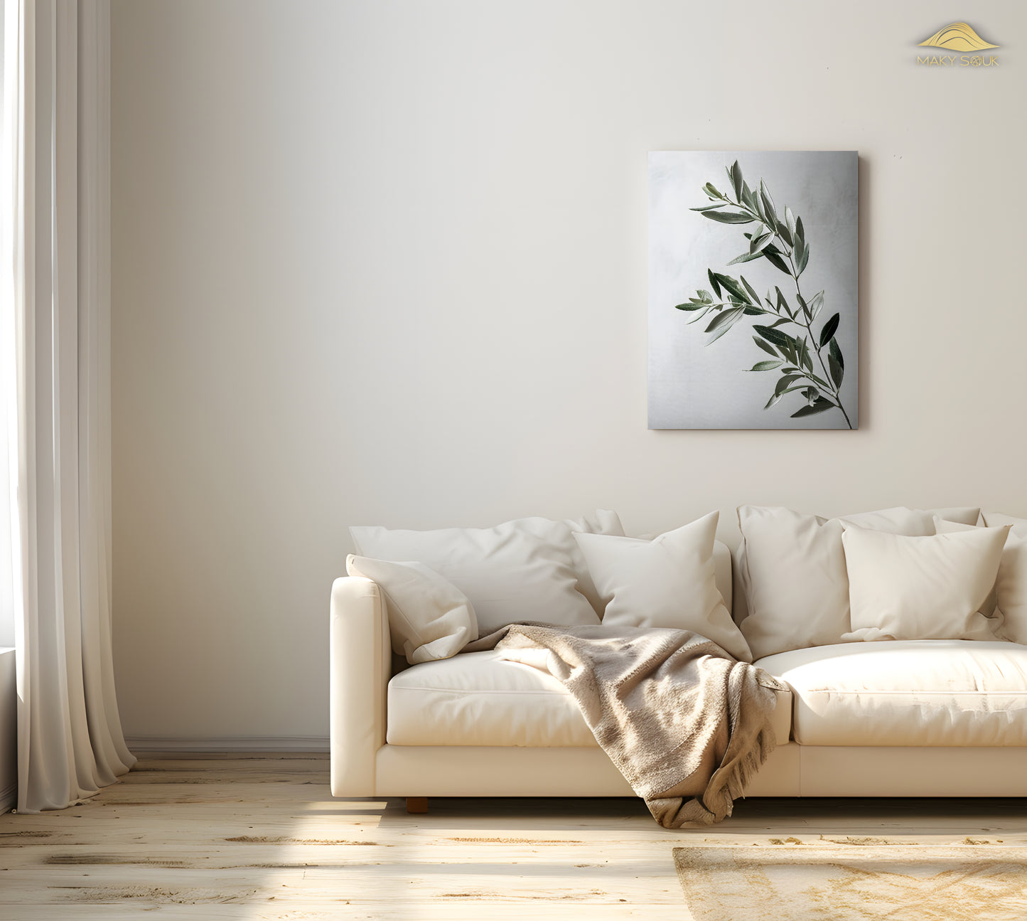 Leinwand | Olivenzweig V3