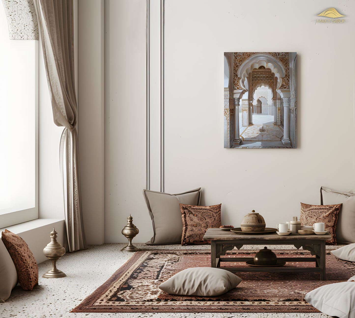 Leinwand | Orientalischer Türbogen