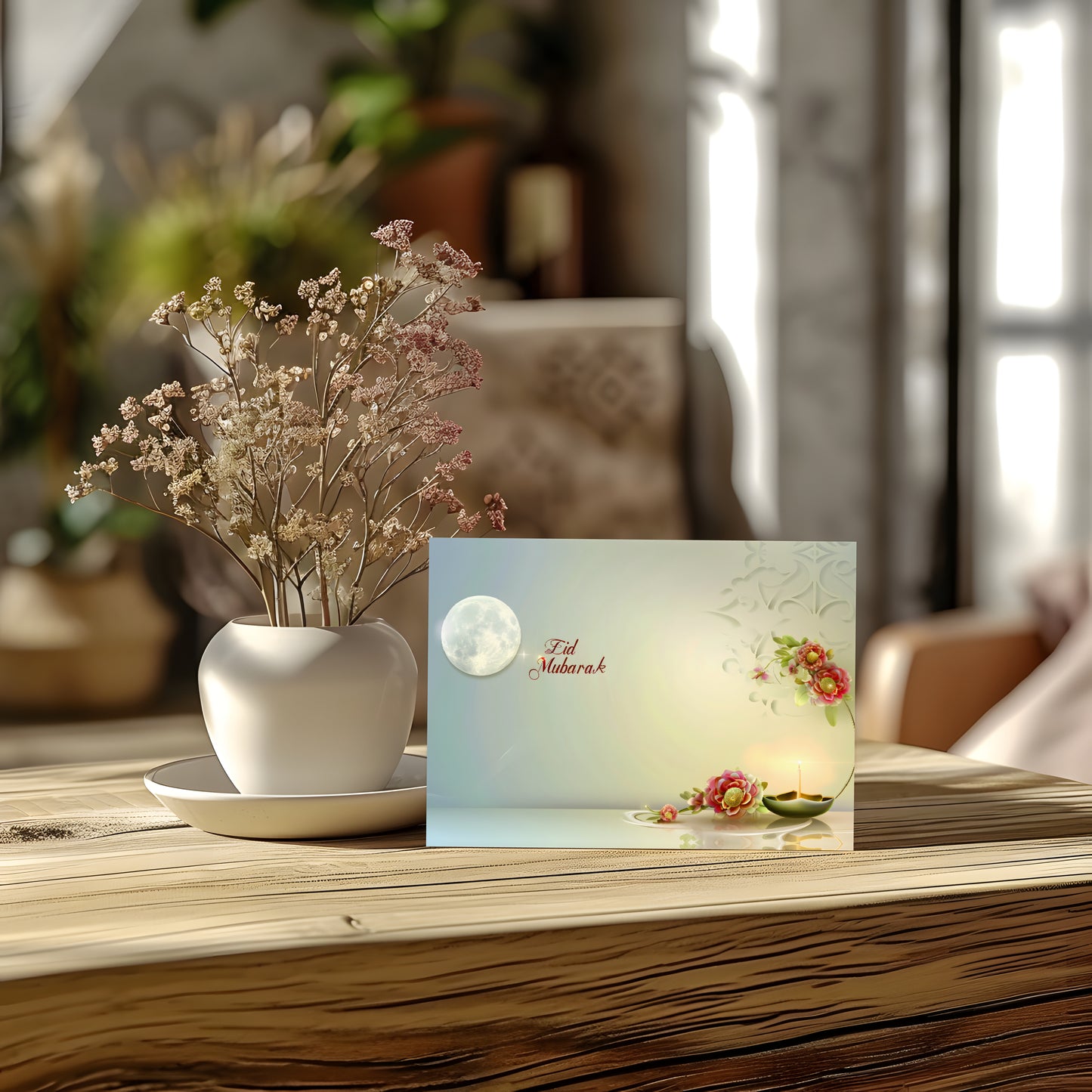 Postkarte „Eid Mubarak" V2