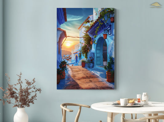 Leinwand | Sonnenaufgang in Chefchaouen