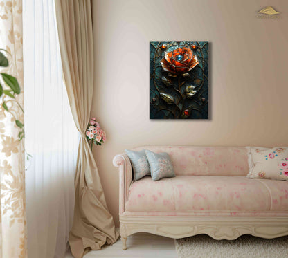 Leinwand | Verzauberte Rose