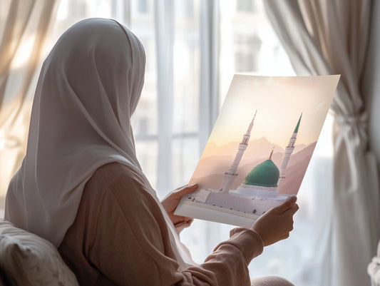 Poster | Masjid an-Nabawi - Die grüne Kuppel