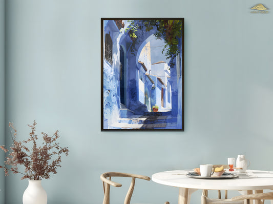 Poster | Gang durch Chefchaouen