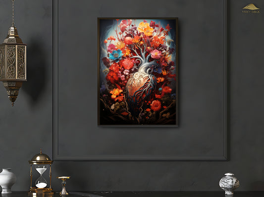 Poster | Pochende Blumenpracht