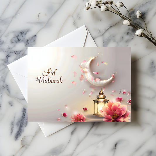 Postkarte „Eid Mubarak" V1